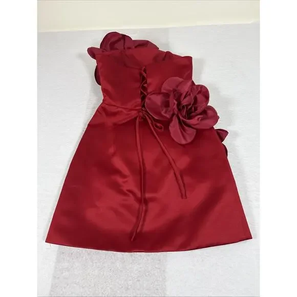 Ritara Red Rose Dress - Picture 8 of 11